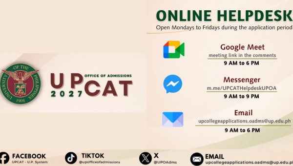 UPCAT 2027 Online Helpdesk